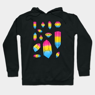 Pansexual Crystals Gemstones Hoodie